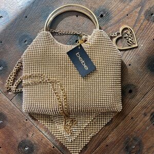 NWT Bebe Alabama Metal Handle Crossbody